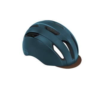 Шлем TOWN CAP, темно-синий, S/M (54-57 см), двухкомпонентное литьё, 10 больших вентиляционных отвестий, тканевый съёмный козырёк