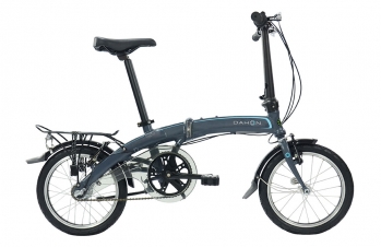 Складной велосипед Dahon Curve i3 серый, 3 скорости, колеса 16