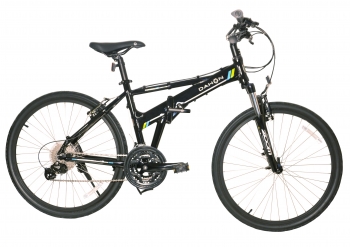Складной велосипед Dahon Espresso D24, рама алюминиевая, колёса 26", насос, 24 скоростей. Цвет чёрный