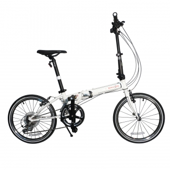 Складной велосипед Dahon Speed D18, рама 4130 Cro-Mo, колёса 20, 8 скоростей Цвет белый