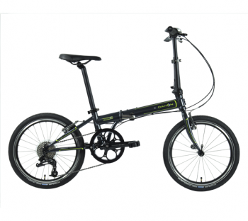 Складной велосипед Dahon Speed D8 черный, 20", 8 ск.