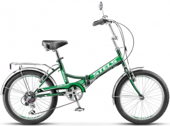 Складной велосипед Stels Pilot 450, колеса 20, зеленый
