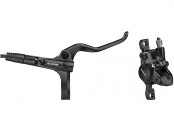Тормоз диск. Shimano, MT201, BL(лев)/BR(передн), полимер. колодк., 1000мм, цв. черн.