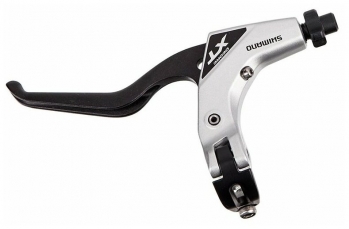 Shimano ручка тормозная bl-t780 deore xt правая, для v-brake, под 3 пальца, для треккинговых в-дов, серебристая