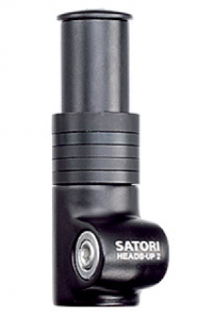 Удлинитель штока вилки SATORI HEADS-UP2: AL6061; 1-1/8"; высота 117мм; кольца: 5ммх4, 8ммх1; вес 214г; глянцевый чёрный