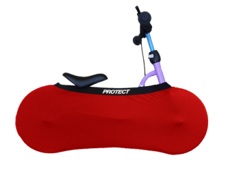 Универсальный чехол эластичный (беговел,самокат,детский велосипед)70-110 см,цвет красный,PROTECT