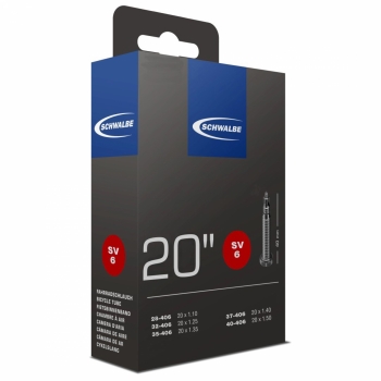 Камера Schwalbe 20x1,10/1,50, SV6 40мм в коробочке