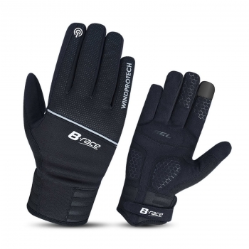 Перчатки B-RACE WINDPROTECH чёрные