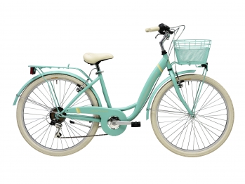 Велосипед Adriatica PANDA 26 Lady, рама сталь, 6 ск., матовый зелёный