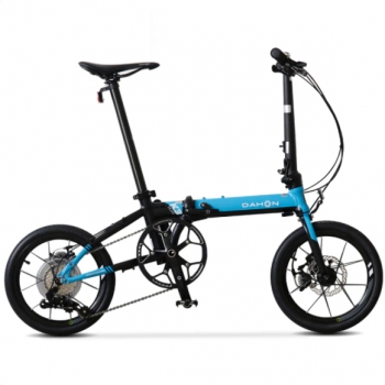 Велосипед Dahon K3 PLUS черно-синий, складной, колеса 16