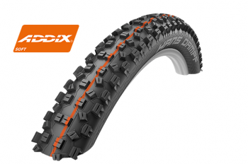 Велосипедная покрышка Schwalbe 29x2.35 HANS DAMPF TL-EASY SnakeSkin, TL Easy, E-25 Addix Soft