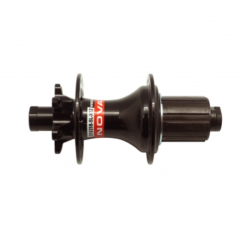 Втулка задняя Novatec D162SB-SL-X12-11S, под диск, 32H, стальной барабан под SHIMANO 9.10.11S