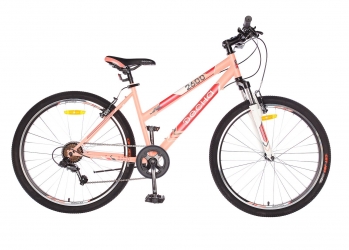 Женский велосипед Stels  Десна 2600 (рама 15) персиковый