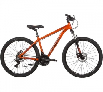 Велосипед STINGER 26" ELEMENT STD оранжевый, алюминий, размер 16"