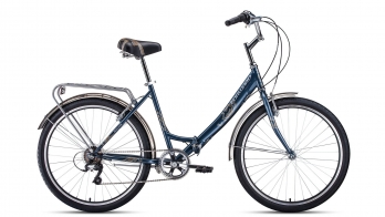 Велосипед FORWARD SEVILLA 26" 2.0, серый /серебро