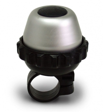 Звонок поворотный YWS-665, D:42м. Материал: алюминиевый купол, ""пластиковая база. Цвет: серебристый/чёрный.