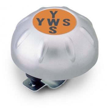 Звонок YWS-360S, D:56мм. Материал: сталь. Цвет: серебристый. Рисунок: ""аббревиатура YWS.