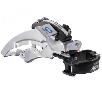 Велосипедный переключатель скоростей Shimano передний fd-m360-m3 acera для 7/8 скоростей, 42/48т, угол 63-66*, адаптер 31,8мм
