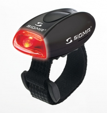 Sigma фонарик micro красный, корпус черный