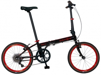 Складной велосипед Dahon Speed D7 черный 7 скоростей, колеса 20