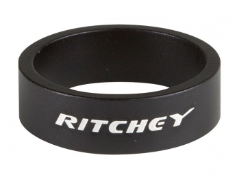 Ritchey кольцо проставочное 1-1/8"х10мм чёрное, алюминий. комплект 10 шт.