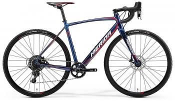 Гибридный велосипед Merida Cyclocross 600 shiny dark starry blue (red/white) 2018
