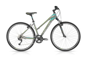 Гибридный велосипед Kellys PHUTURA 10 зеленый, размер рамы: 19