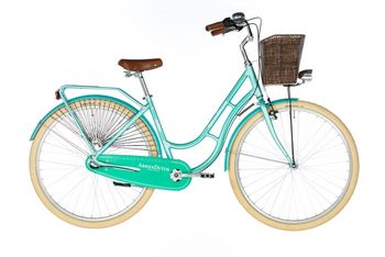 Комфортный велосипед Kellys Arwen Dutch красный, зеленый, черный, желтый