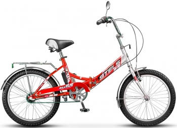 Складной велосипед Stels Pilot 430  красно-серый