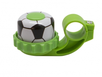 детский поворотный звонок футбольный мяч зеленый