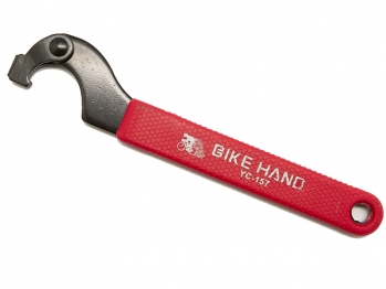 Bike hand yc-157 ключ шлицевой для контргайки оси каретки