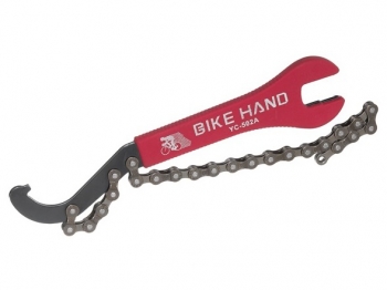 Bike hand yc-502a хлыст для трещоток, ключ на15/16мм, ключ для конргаек оси каретки, ""длина 230мм