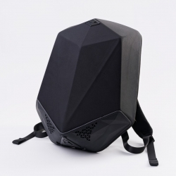 Антивандальный рюкзак с колонкой Bluetooth BBOM Цвет:черный(кожа)., power bank 5000mAh, usb
