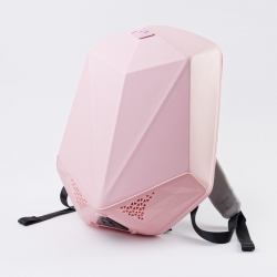 Антивандальный рюкзак с колонкой Bluetooth BBOM Цвет:розовый., power bank 5000mAh, usb