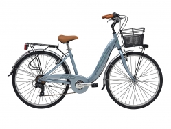 Комфортный велосипед Adriatica Relax 26, серый, 6 скоростей, размер рамы: 450мм (18)