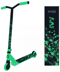 Самокат трюковый XAOS Ivy Green, 100 мм