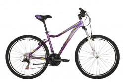 Велосипед STINGER 26 LAGUNA STD фиолетовый, алюминий, размер 15, MICROSHIFT
