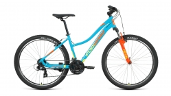 Велосипед FORWARD JADE 27,5" 1.0 16,5", бирюзовый/желтый