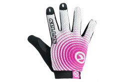 Велосипедные перчатки Kellys instinct long цвет: белый розовый, XS
