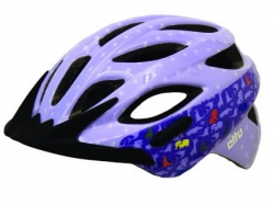Шлем велосипедный Etto bernina. цвет: фиолетовый. размер: s/m (52-57см)